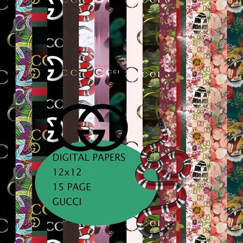 designer paper gucci